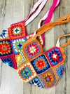 Small Crochet Patchwork Shoulder Bag