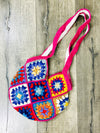 Small Crochet Patchwork Shoulder Bag