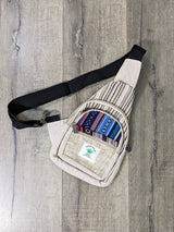 Patchwork Single Strap Backpack