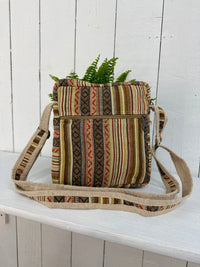 Mushroom Embroidered Shoulder Bag