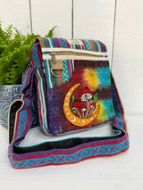 Mushroom Embroidered Shoulder Bag