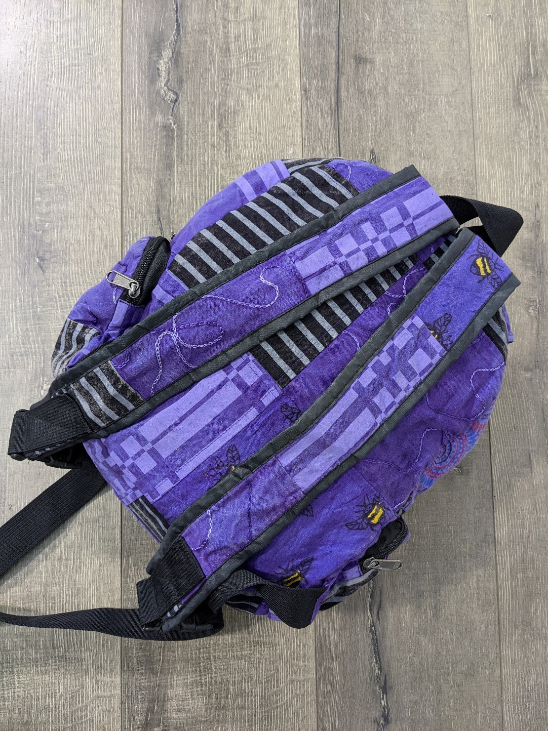 Assorted Bee Print Backpack