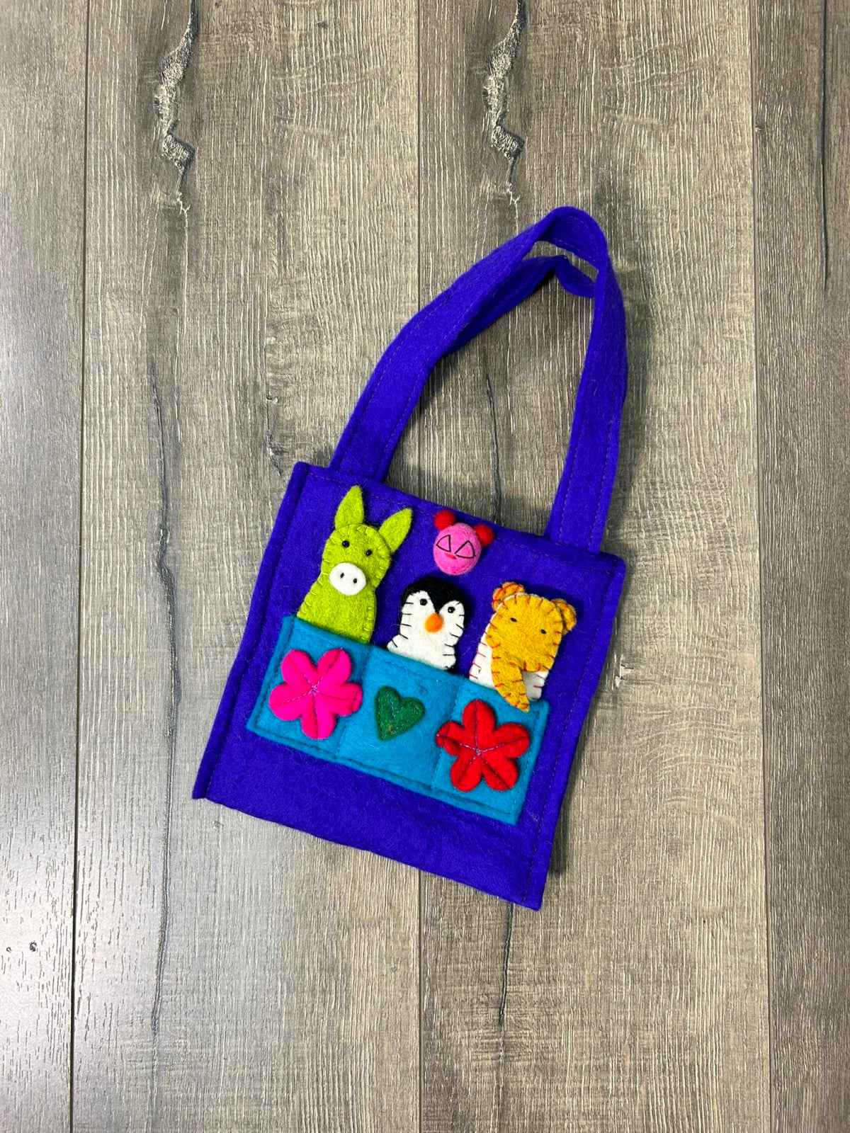 Animal Finger Puppet Bag