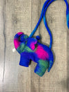 Colourful Elephant Felt Bag