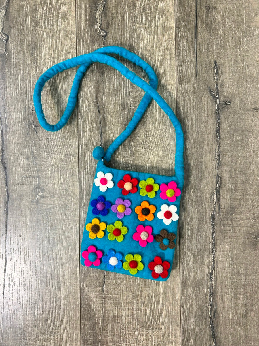 Felt Flower Bag