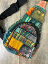 Patchwork One Shoulder Backpack