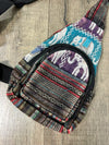 Elephant Patch One Shoulder Backpack