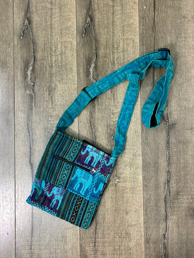 Small Elephant Patch Shoulder Bag