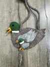 Felt Duck Finger Puppet Bag
