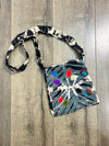 Tie Dye Slash & Applique Small Bag