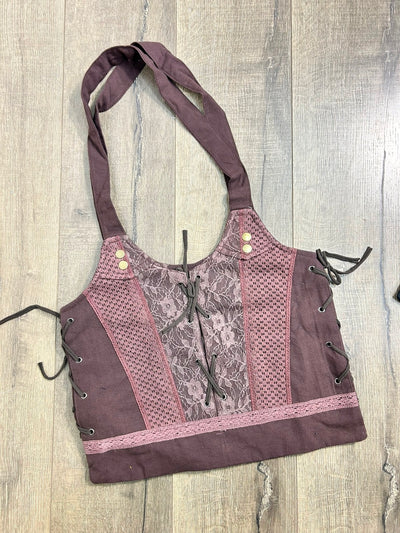 Lace Detail Shoulder Bag