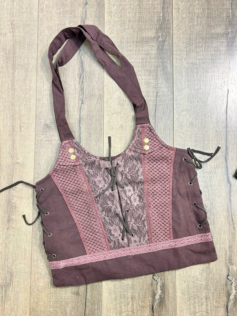 Lace Detail Shoulder Bag