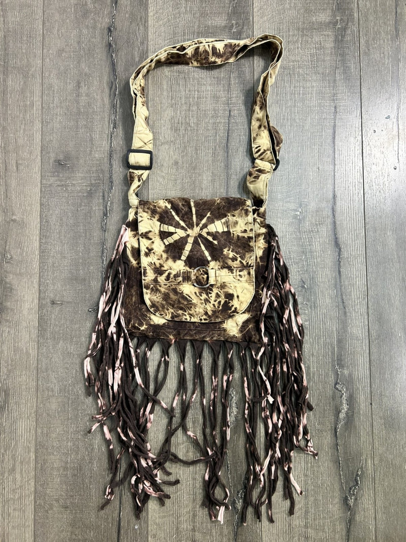 Tie Dye Small Tassel Bag