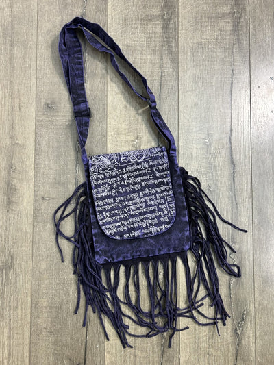 Prayer Print Shoulder Bag