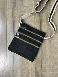 Black & Gheri Passport Bag
