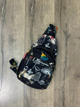 Tie Dye Mushroom Single Strap Backpack