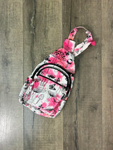 Tie Dye Mushroom Single Strap Backpack