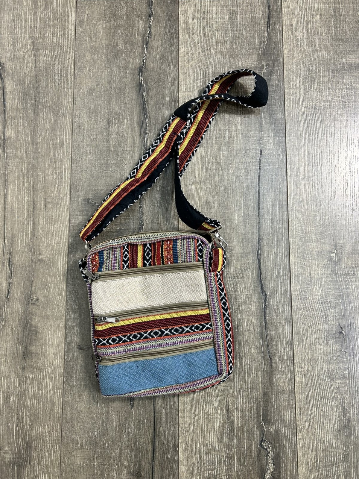 Multi Stripe Gheri Shoulder Bag