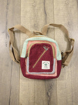 Small Hemp Zip Backpack