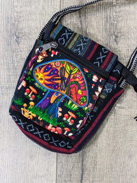 Mushroom Print Gheri Passport Bag