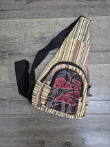 Mushroom Print Gheri Single Strap Rucksack