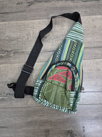 Mushroom Print Gheri Single Strap Rucksack