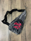 Mushroom Print Gheri Single Strap Rucksack