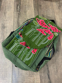 Large Mushroom Print Gheri Rucksack