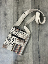 Natural Patchwork Gheri Passport Bag