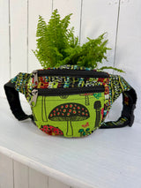 Mushroom Print & Screen Print Bum Bag