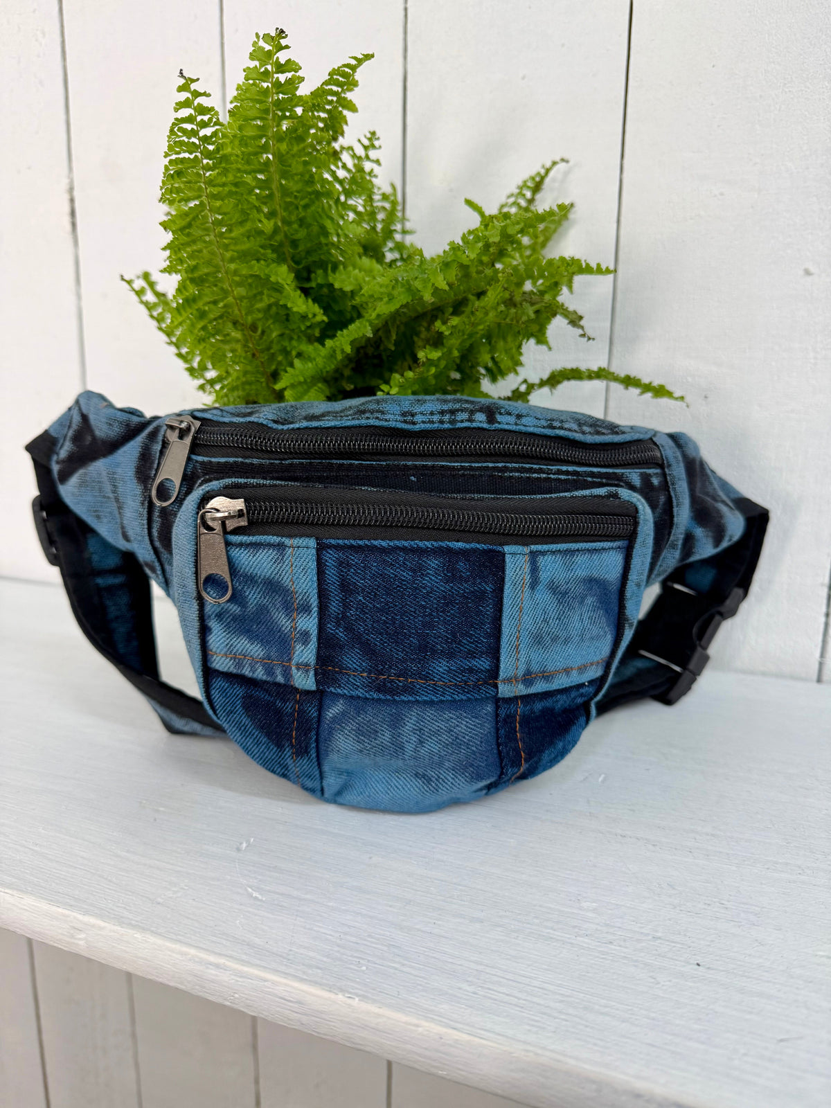 Stonewash & Denim Patch Bum Bag β Gringo Fairtrade
