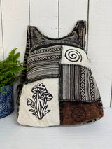 Stonewash Gheri Patchwork Backpack