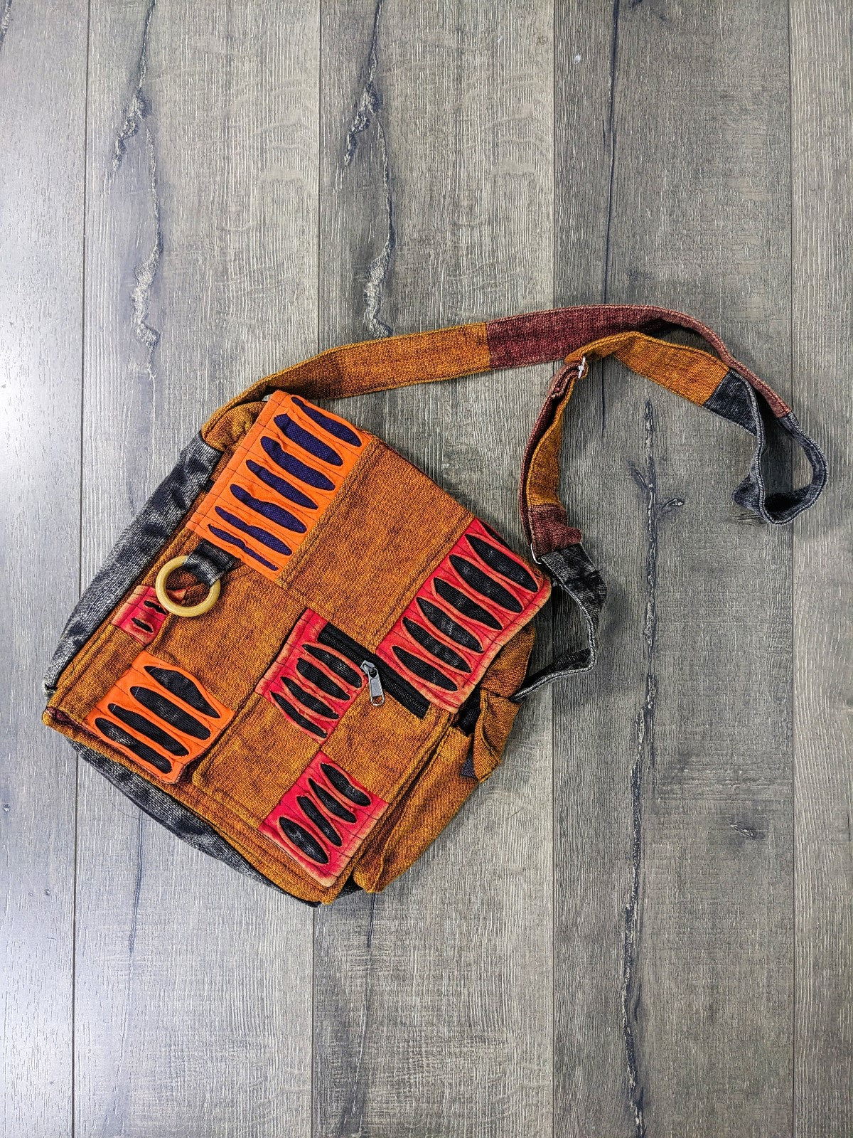 Patch & Slash Flap Bag