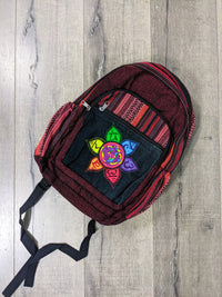 Gheri Rucksack Chakra Flower Print