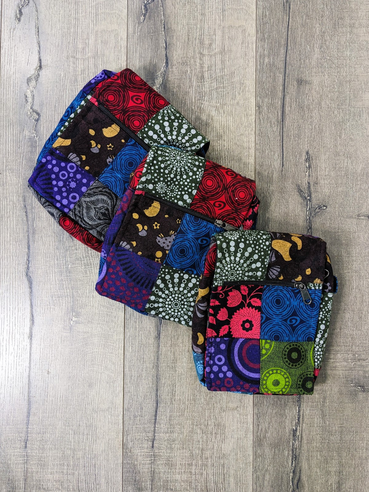 Patchwork Passport Bag