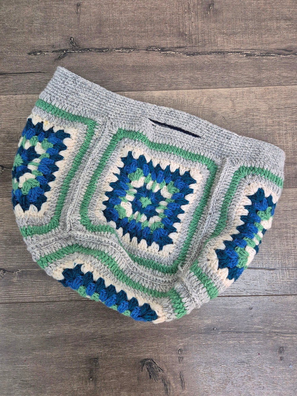 Crochet Lined Shopper Bag