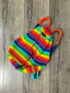 Rainbow Crochet Rucksack
