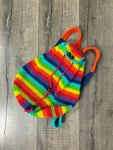 Rainbow Crochet Rucksack