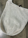 White Crochet Shoulder Bag