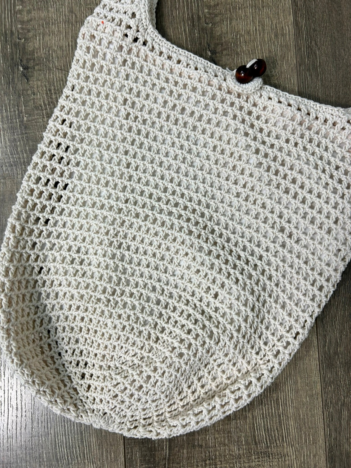 White Crochet Shoulder Bag