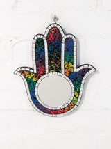 Rainbow Mosaic Hand Mirror