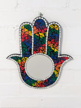 Rainbow Mosaic Hand Mirror