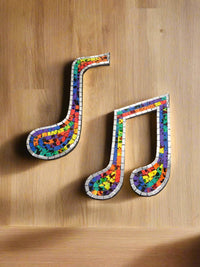Rainbow Mosaic Musical Quaver