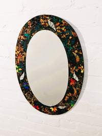 Oval Mosaic Mirror