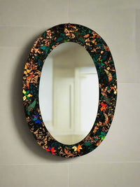 Oval Mosaic Mirror