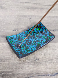 Rainbow Rectangle Mosaic Incense Holder