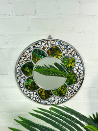 Round Flower Mirror