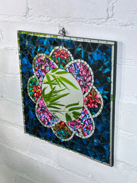 Square Flower Mirror
