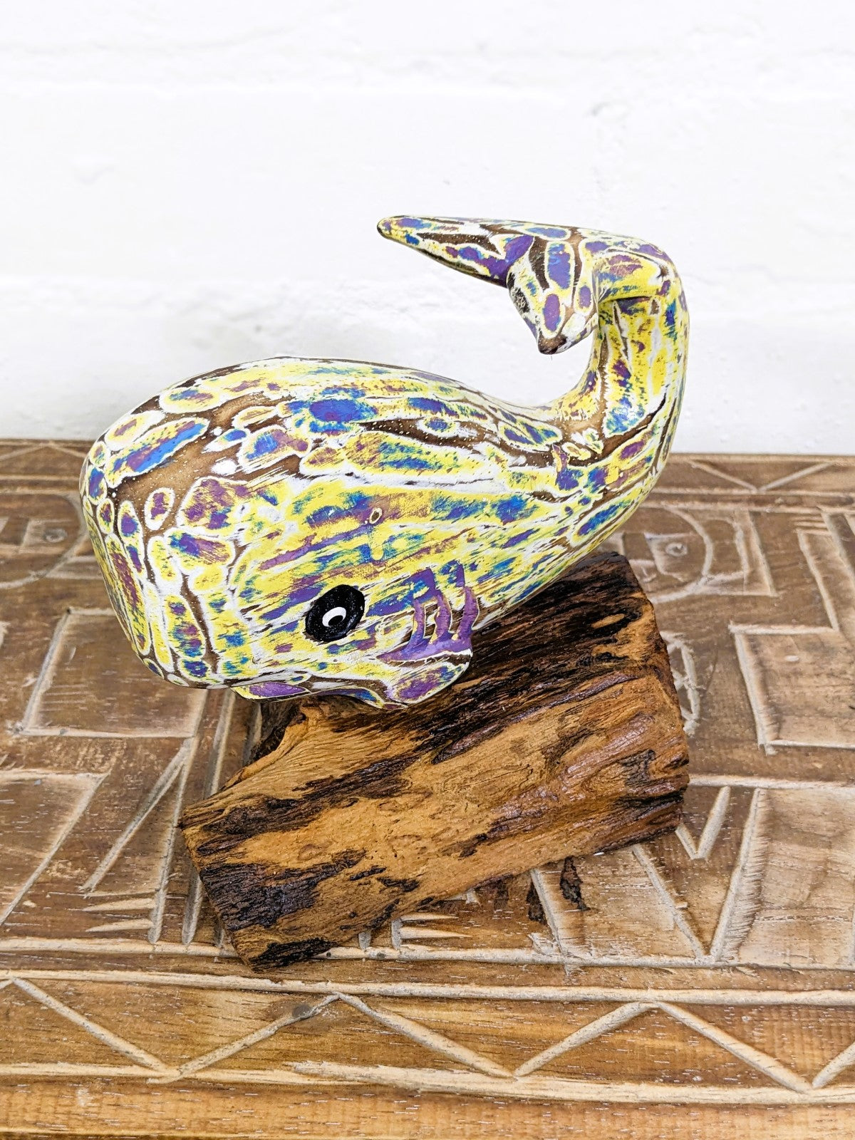 Whale On Driftwood