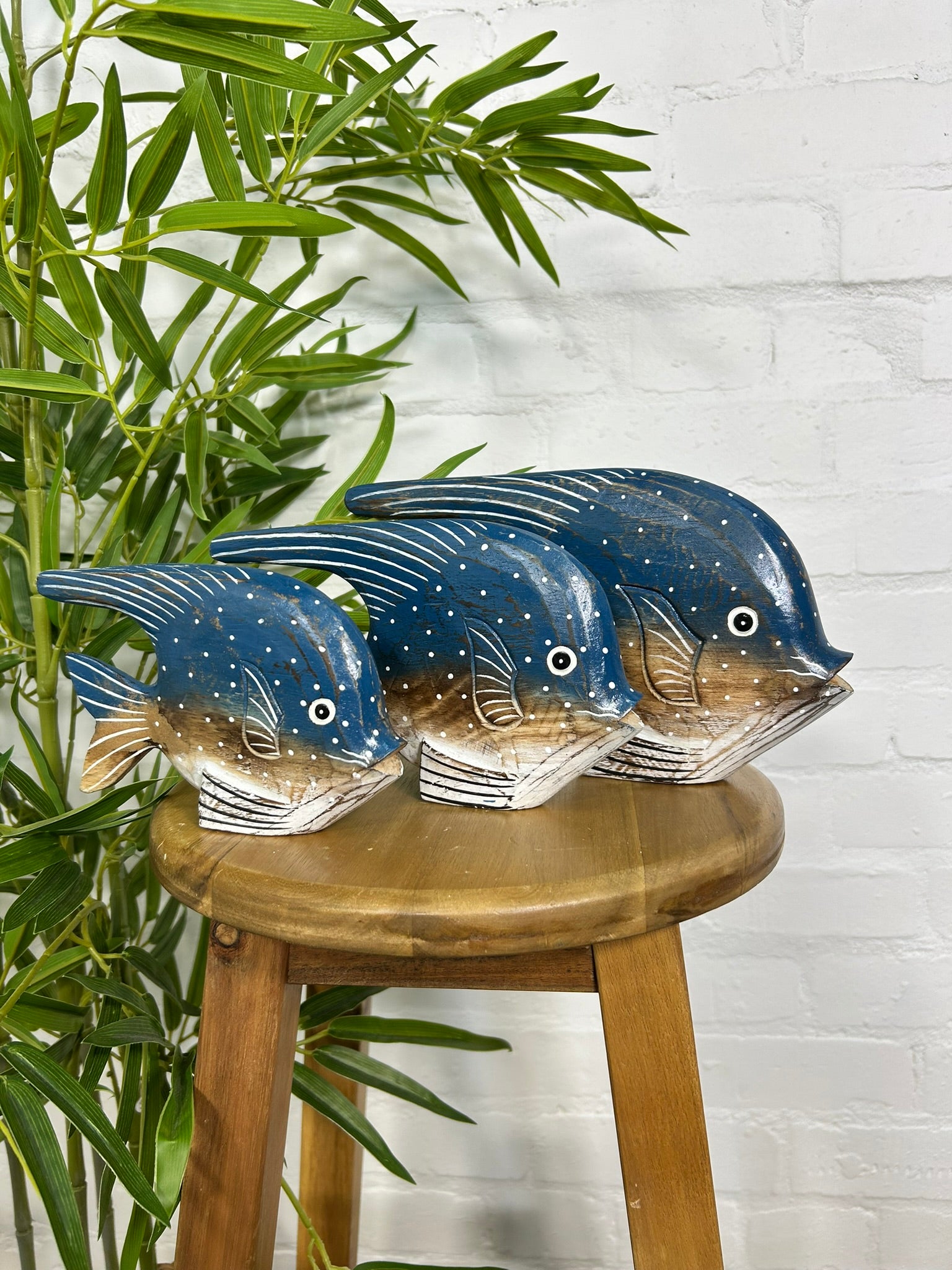 Set of Three Fish